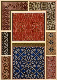 Arabesque: Assembled Wooden Compartments and Borders