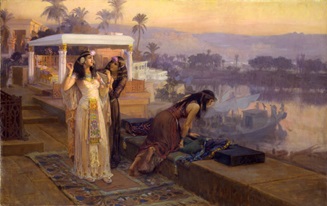 Frederick Arthur Bridgman, 'Cleopatra on the Terraces at Philae'