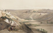 Roberts Jerusalem From The Mount Of Olives 184x114